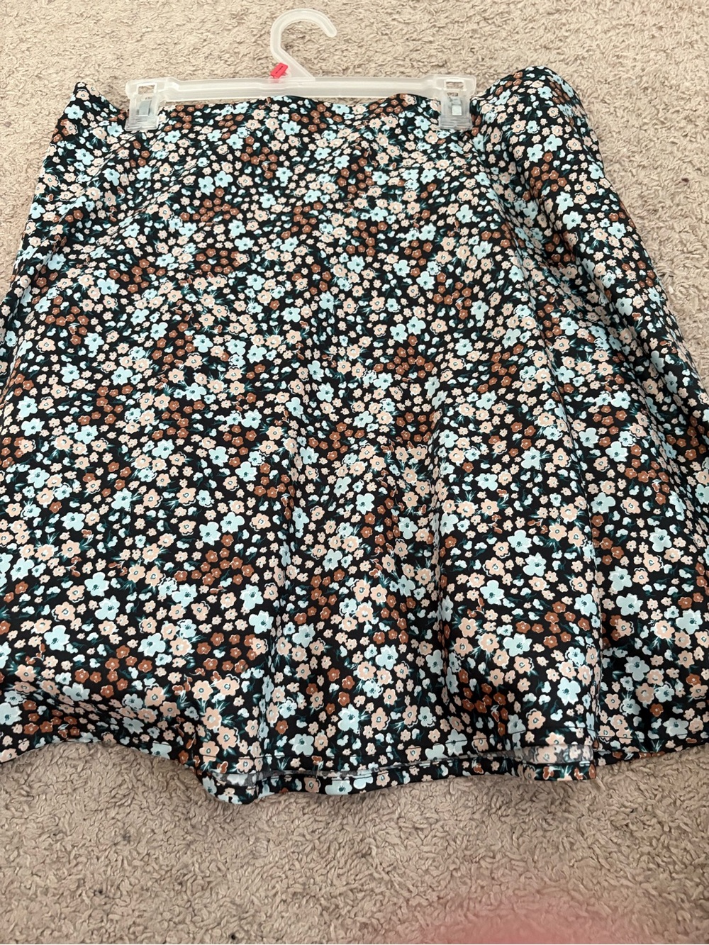 Women’s a-line multicolor floral skirt